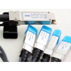 Hyperscalers 40G QSFP+ to 4x10G SFP+ Breakout Cable DAC 1M